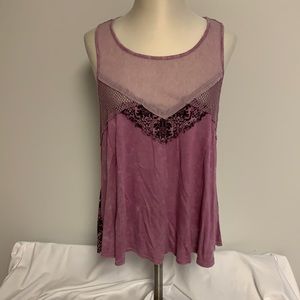 Gimmicks by BKL Tank Top Purple Size L